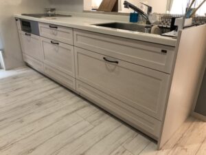 ウッドワン（WOODONE）・ベルキッチン　むりやり食洗機リフォーム　施工前