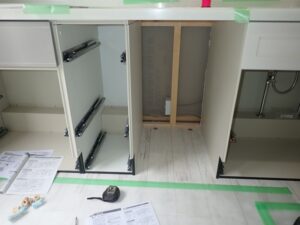 ウッドワン（WOODONE）・ベルキッチン　むりやり食洗機リフォーム　施工後