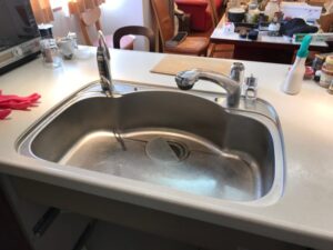 LIXIL（リクシル）水栓のナビッシュが人気　アルカリイオン整水器も同時に交換！　施工前