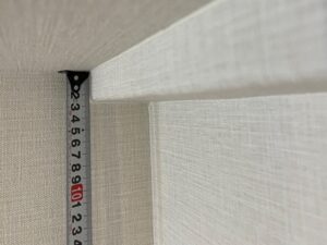 カップボードや家電収納ユニットの取付け工事 梁のサイズ