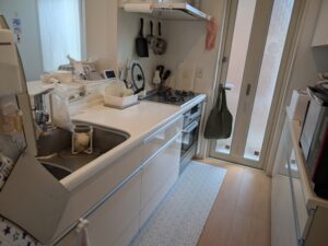 クリナップ（ Clean▲up）　ガスオーブンの撤去　施工前