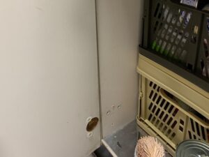 サンウェーブ(Sunwave) キッチン扉蝶番メンテナンス