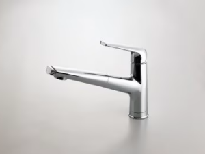 パナソニックのキッチン水栓おすすめポイント　キッチン水栓　一般地用　 パナソニック製（Panasonic）LE03FPSNE　混合水栓サラサラワイドシャワー メッキタイプ　