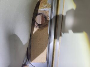 DELTA（デルタ）の水栓を使ってみる　取付け下地手直し