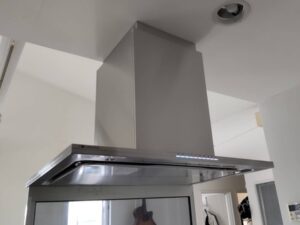 サンウェーブ(Sunwave) センターレンジフードの取替 施工後