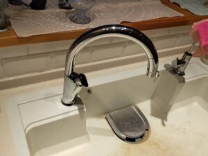 タッチレス水栓へ　施工後