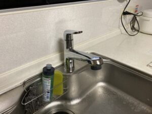 パナソニックのキッチン水栓おすすめポイント　ナイスキッチン　価格重視　施工後