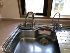 LIXIL（リクシル）水栓のナビッシュが人気　ミカドハンドシャワー水栓の代わりに！　施工後