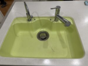 ヤマハキッチンでもっと、おしゃれな水栓へ　施工前