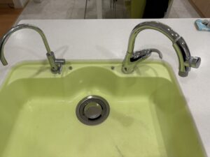 ヤマハキッチンでもっと、おしゃれな水栓へ　施工後