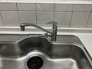 パナソニックのキッチン水栓おすすめポイント　卓上食洗機をビルトインにしたい　施工前