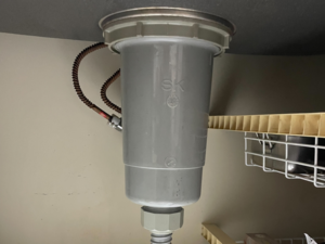 同時工事　排水トラップ　施工前