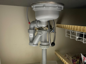 同時工事　排水トラップ　施工後