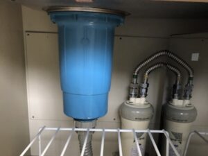 超二流を目指す！カクダイのキッチン水栓　同時施工排水トラップ　施工前