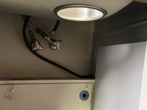 面白いほどたくさん選べる、KVKキッチン水栓 排水トラップ同時交換 施工前