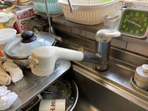 とにかくシンプル！TOTOキッチン水栓を選ぶ　水栓全体写真