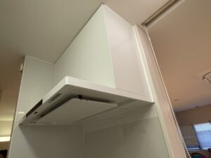 クリナップ（ Clean▲up）　洗エールレンジフードの工事　施工後