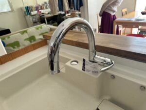 浄水器一体水栓への取替　施工後
