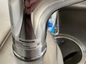 パナソニックのキッチン水栓おすすめポイント　試運転・チェック