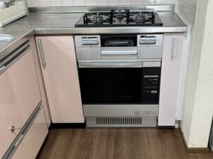 サンウェーブ(Sunwave) 電気オーブンを後付 施工後