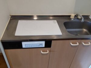 造作キッチン・オーダーキッチン 2口電気コンロの取り替え 施工後