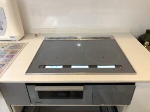 造作キッチン・オーダーキッチン IHヒーターの取替 施工後
