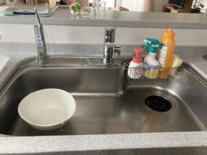 アルカリイオン整水器の工事　施工前