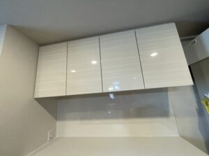 タカラスタンダード（Takara standard）　カップボードの取付け　ウォールユニット　施工後