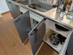 キッチン内の片付け