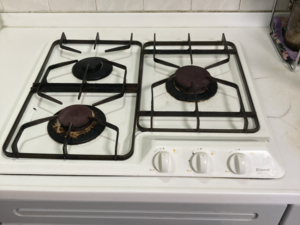 クチーナ(CUCINA)キッチン グリルレスガスコンロの入れ替え 施工前