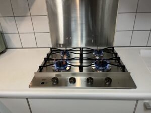 キッチンハウス グリルレスコンロの入れ替え工事 施工後