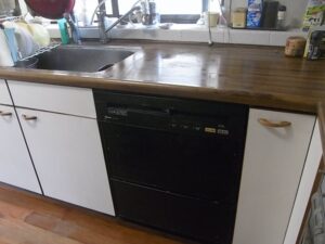 キッチンハウス スライドオープンの取り替え工事 施工前