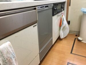 ミカド（MICADO）　ダブルタイプ食洗機の取り替え　施工後