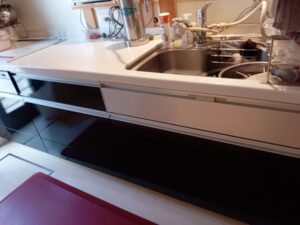 ビルトイン食洗機の後付け新設　施工前