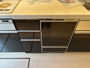 ビルトイン食洗機の後付け新設　施工後