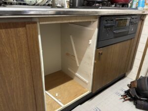 ノーリツ(NORITZ) 引き出しメンテナンス 施工前