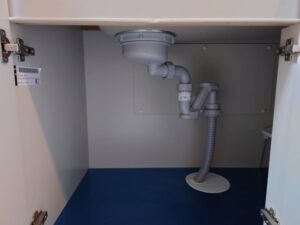 ミカド（MICADO）　排水トラップの交換　施工後　