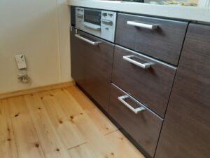 ダイヤキッチン 新しく食洗機を後から取り付ける 施工前