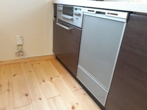 ダイヤキッチン 新しく食洗機を後から取り付ける 施工後