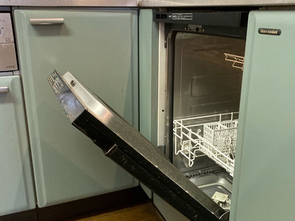 45cmフロントオープン食洗をスライドオープン食洗機に取替　施工事例のパターンから参考にする　