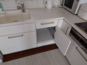 ヤマハ (YAMAHA）　機器を外して収納スペース　施工後　