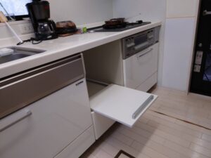 ミカド（MICADO）　機器を外して収納スペース　施工後