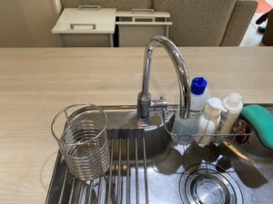 キッチンハウス 浄水器専用水栓の撤去工事 施工前