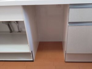 ダイヤキッチン 要らない食洗機を収納スペース 施工後