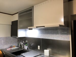 トーヨーキッチン（TOYO KITCHEN STYLE）　電動昇降乾燥機のリフォーム　施工後