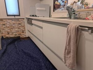 トートー（TOTO）　食洗機の無理やりリフォーム　施工前