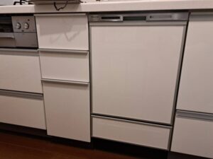 トートー（TOTO）　食洗機の無理やりリフォーム　施工後