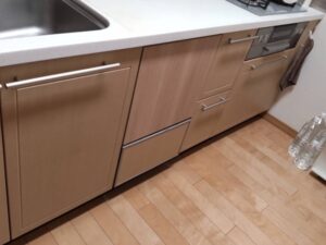 ヤジマキッチン 食洗機を外して収納化する 施工後