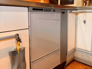 もう一度フロントオープン食洗機取替　AEGが故障！日本製にしたい　施工後