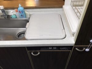 ヤマハトップオープン食洗機取替え交換工事　アシストジャンボシンク